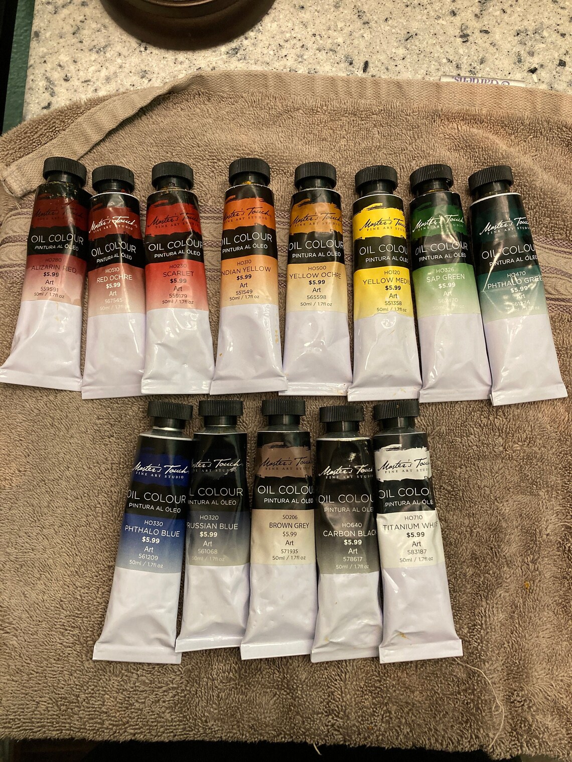 Master's Touch oil paint open but not used Etsy