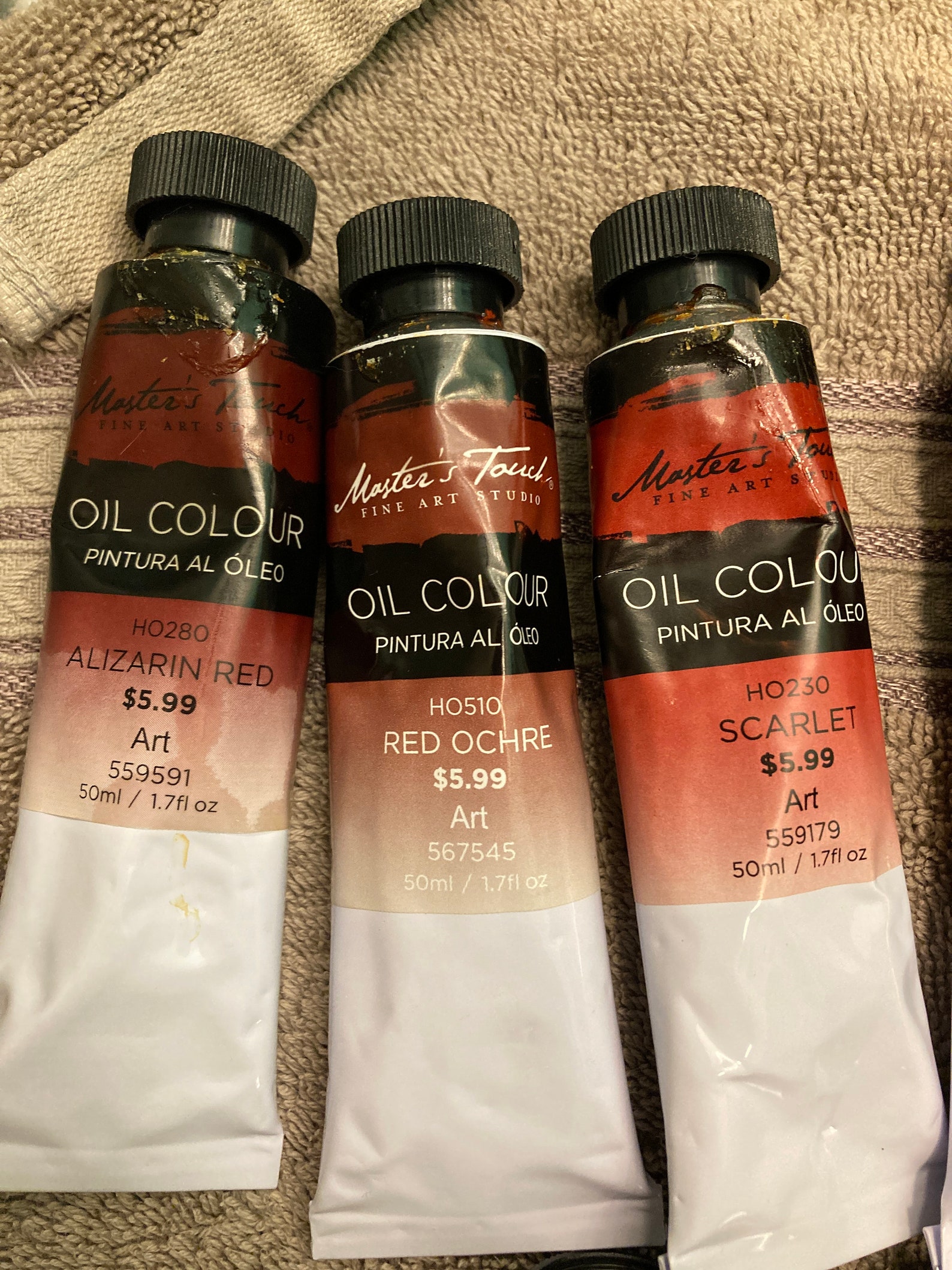 Master's Touch oil paint open but not used Etsy