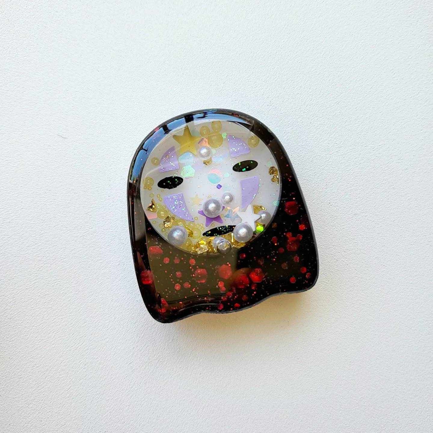 Kawaii Handmade Resin Shaker Keychain Charms Badge Reels - Etsy