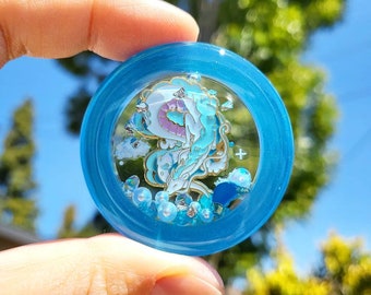 Accesorios de dragón volador personalizables Encanto de coctelera de resina con agarre