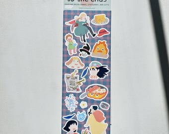 Hoja de pegatinas kawaii