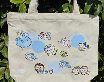 Bolso tote con cremallera de Kawaii Friends
