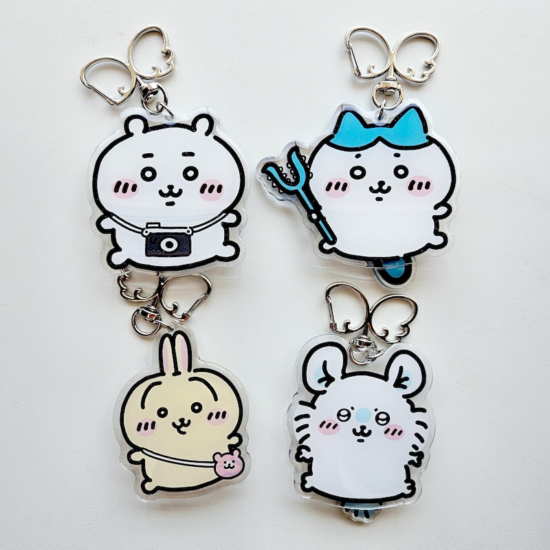Chiikawa Spring Keychain Chiikawa Keychain - Etsy