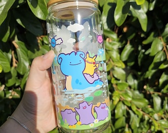 Kawaii Cute Double insulated glass tumbler