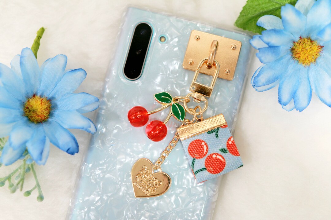 Cherry Phone Case Chain With Case Hook Etsy