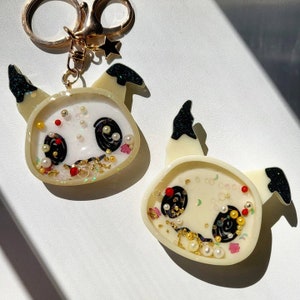 Handmade Resin Shaker Phone Grip/ Keychain