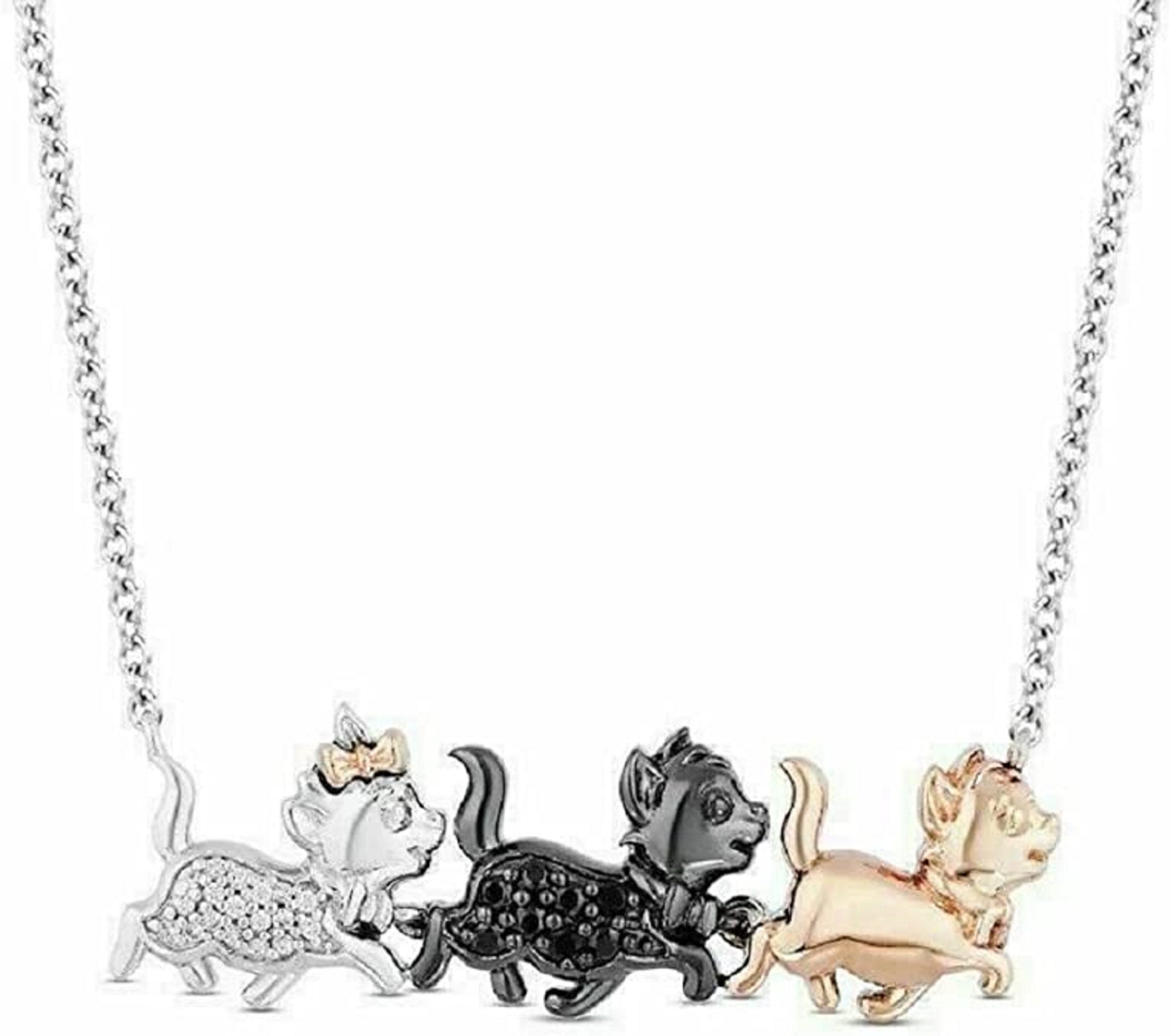 Marie Cat Necklace Etsy