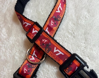 VT Virginia Tech DOG COLLAR