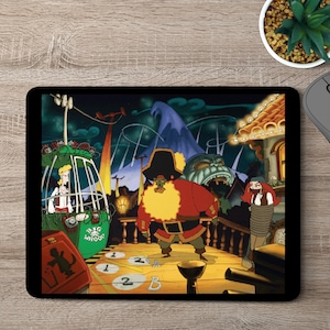 Curse of Monkey Island Gameplay Mouse Mat (2 kinds)