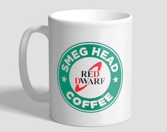 Rode dwerg Smeghead-koffiemok