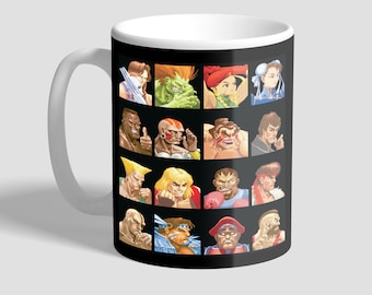 Street Fighter-personages koffiemok