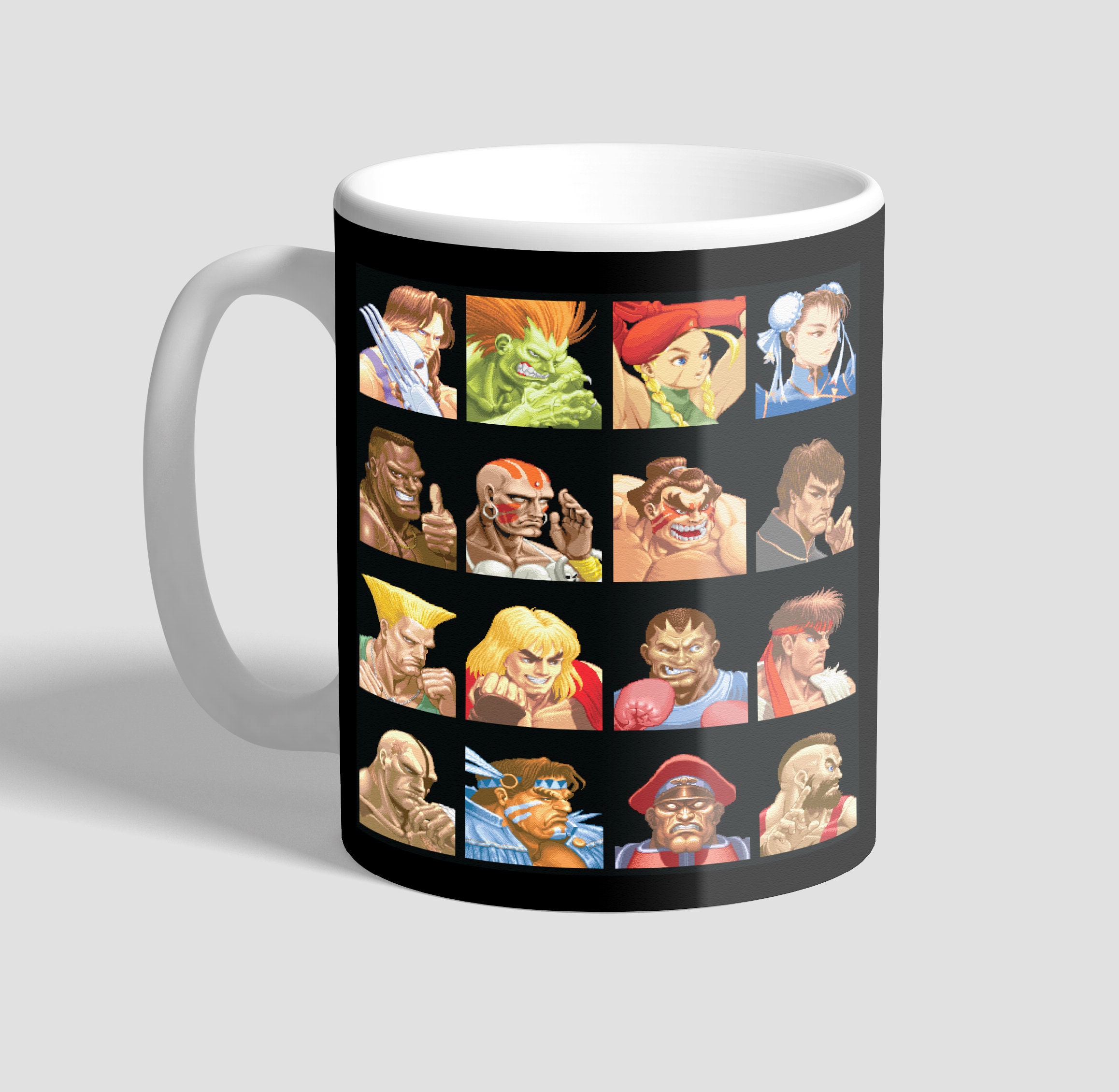 ストリートファイターキャラクターコーヒーマグ - Etsy 日本