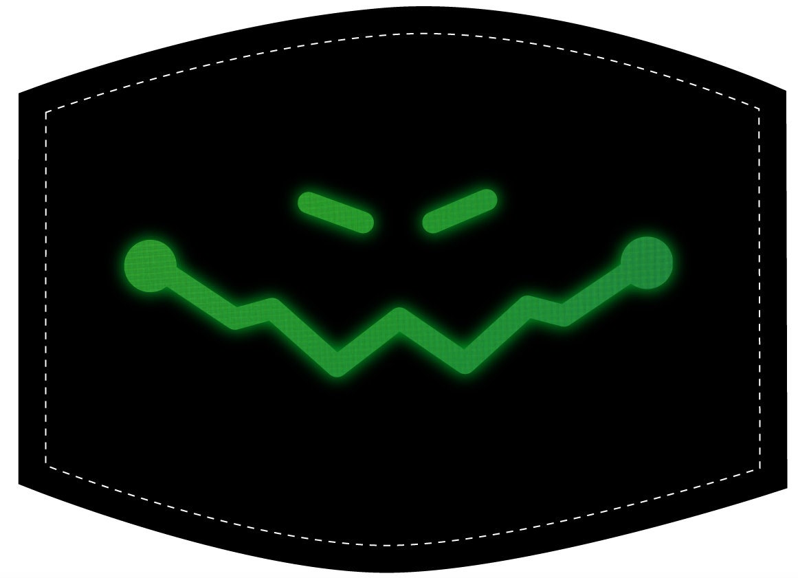 Protogen Face Mask With Filters Etsy