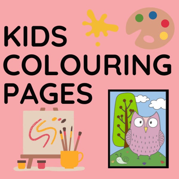 3000+ Printable Kids Colouring Pages and Acitivities