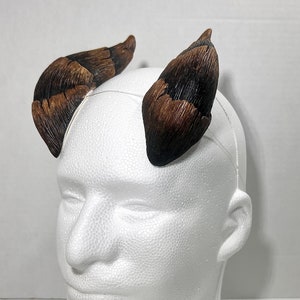 Wearable “Imperial” Horns - Hand Painted Cast Resin