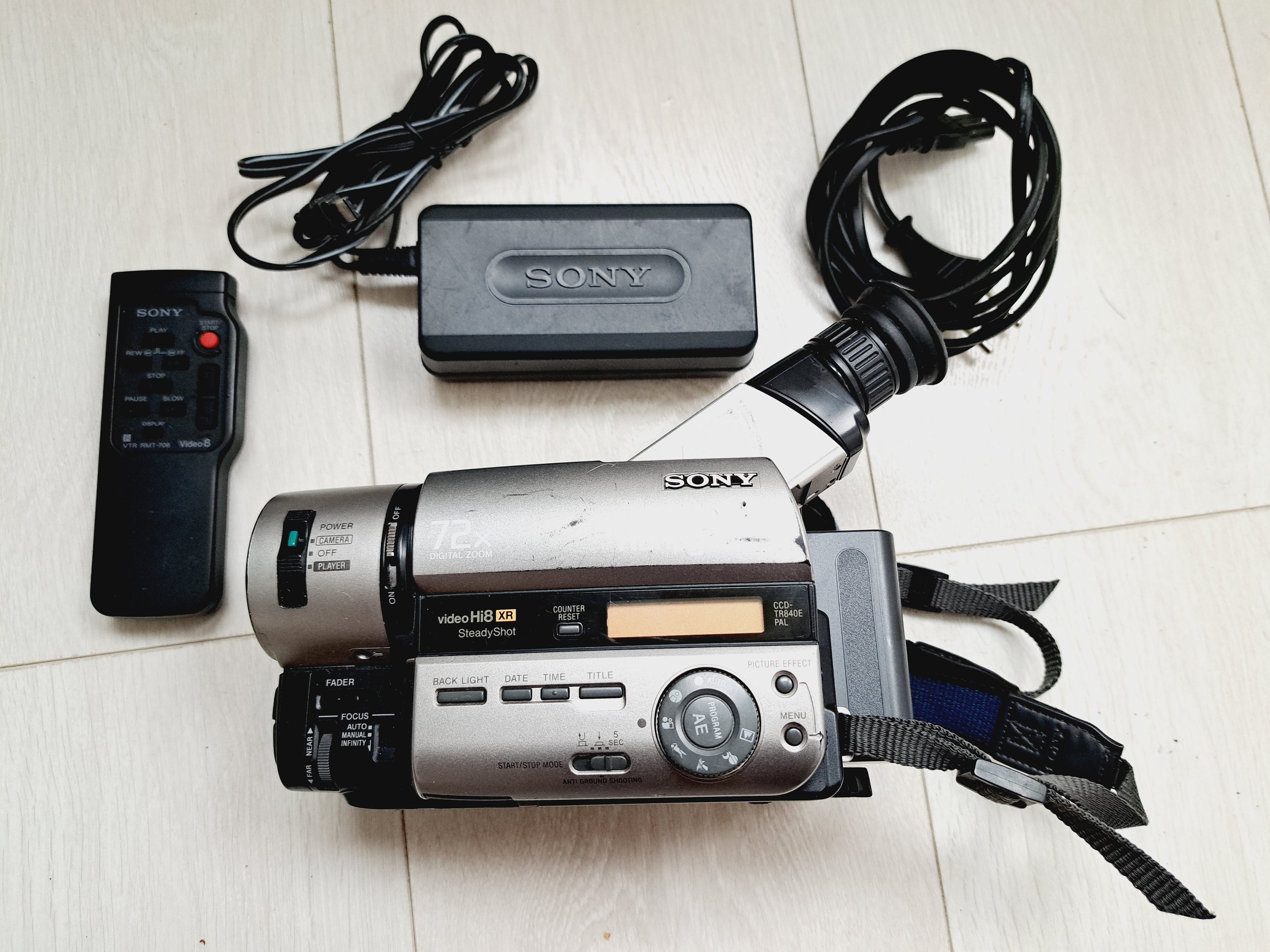 Camara o reproductor cintas video 8mm Videocámaras de segunda mano