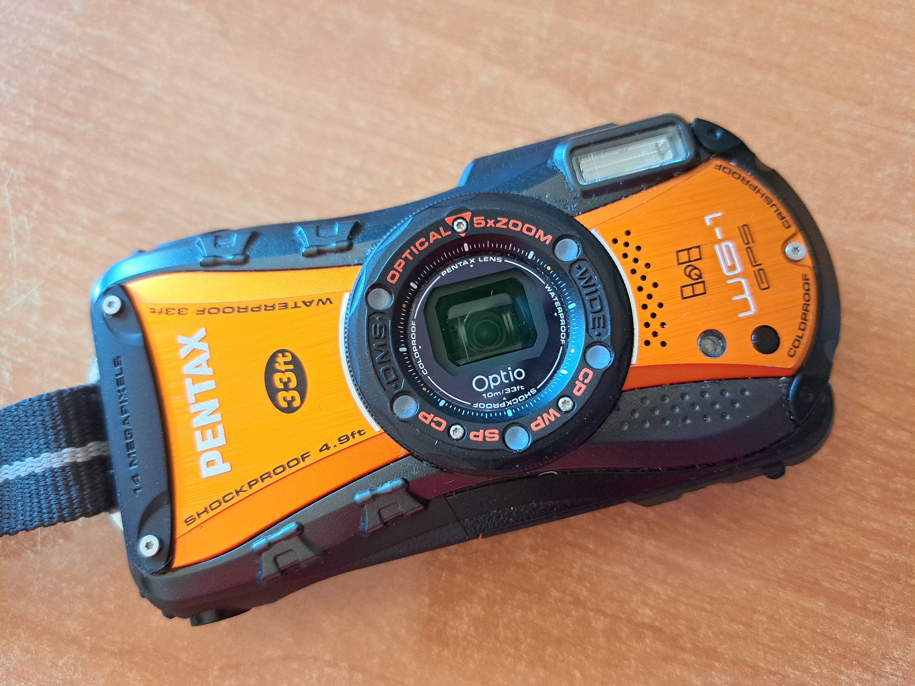 Pentax Optio WG-1 GPS Shock/waterproof/underwater MP Outdoor