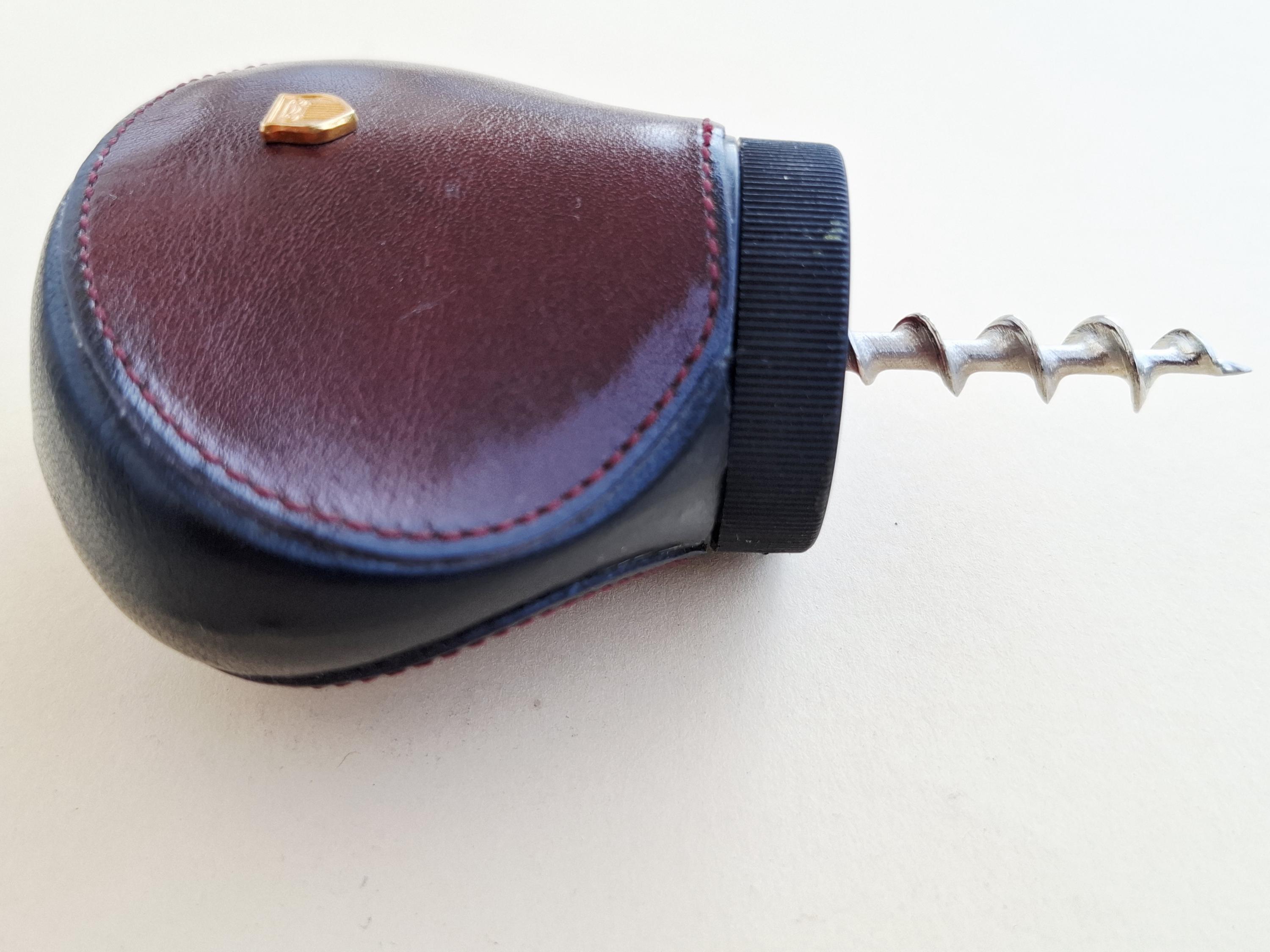 希少なヴィンテージ Sieger 600 レザーコルク抜き 機械式ワインボトル