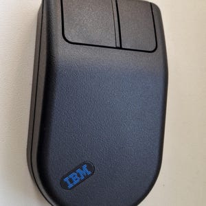 IBM Vintage Black 2 Button Mini Trackball Mouse 95F5723