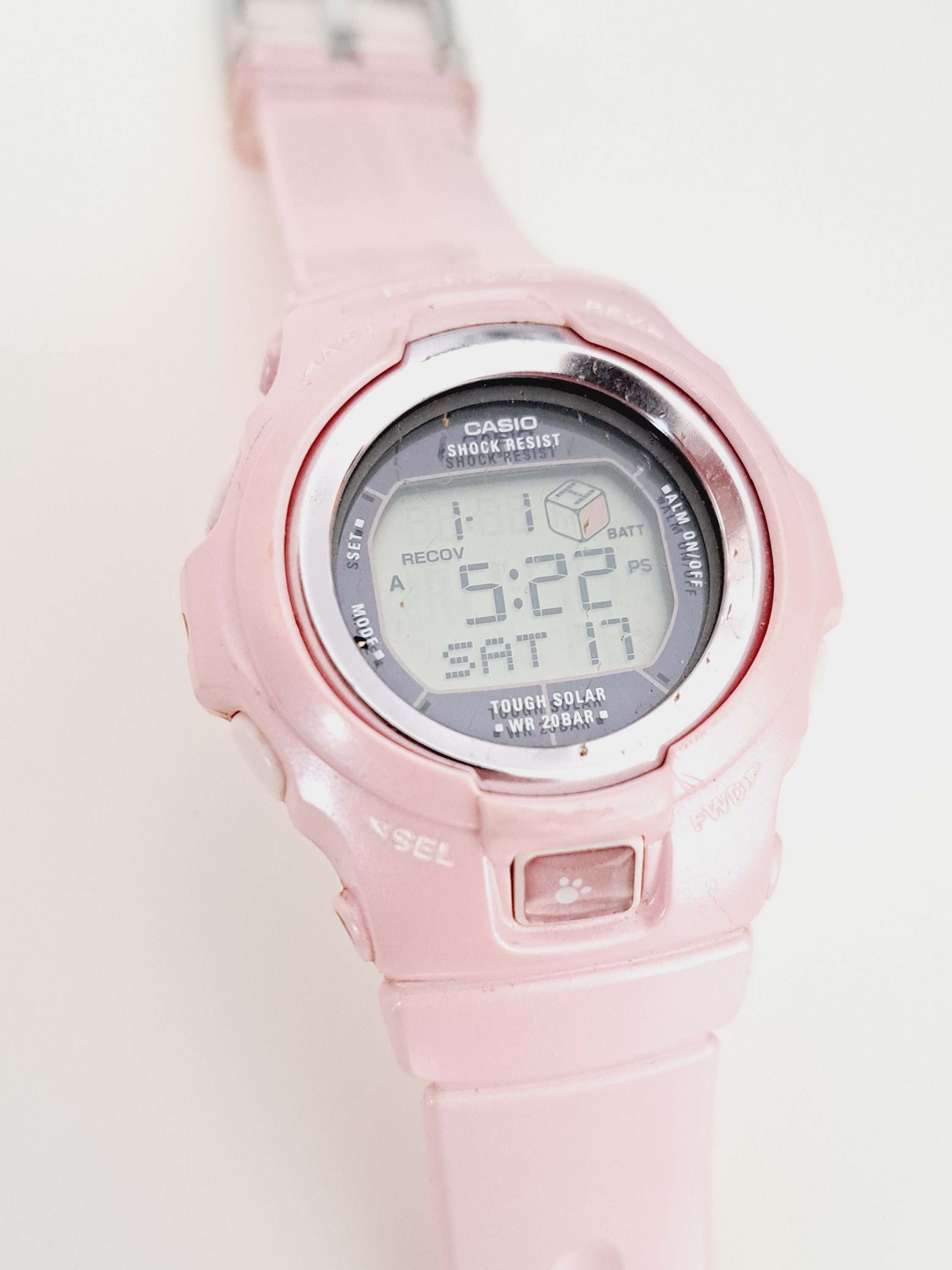 Vintage Casio Baby-g Puppy's Party Tough Solar Sport Watch
