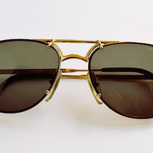 Vintage retro Porsche Design 5643 by Carrera sunglasses 80&#39;s Rare Vintage Designer Sunglasses / Interchangeable Lenses