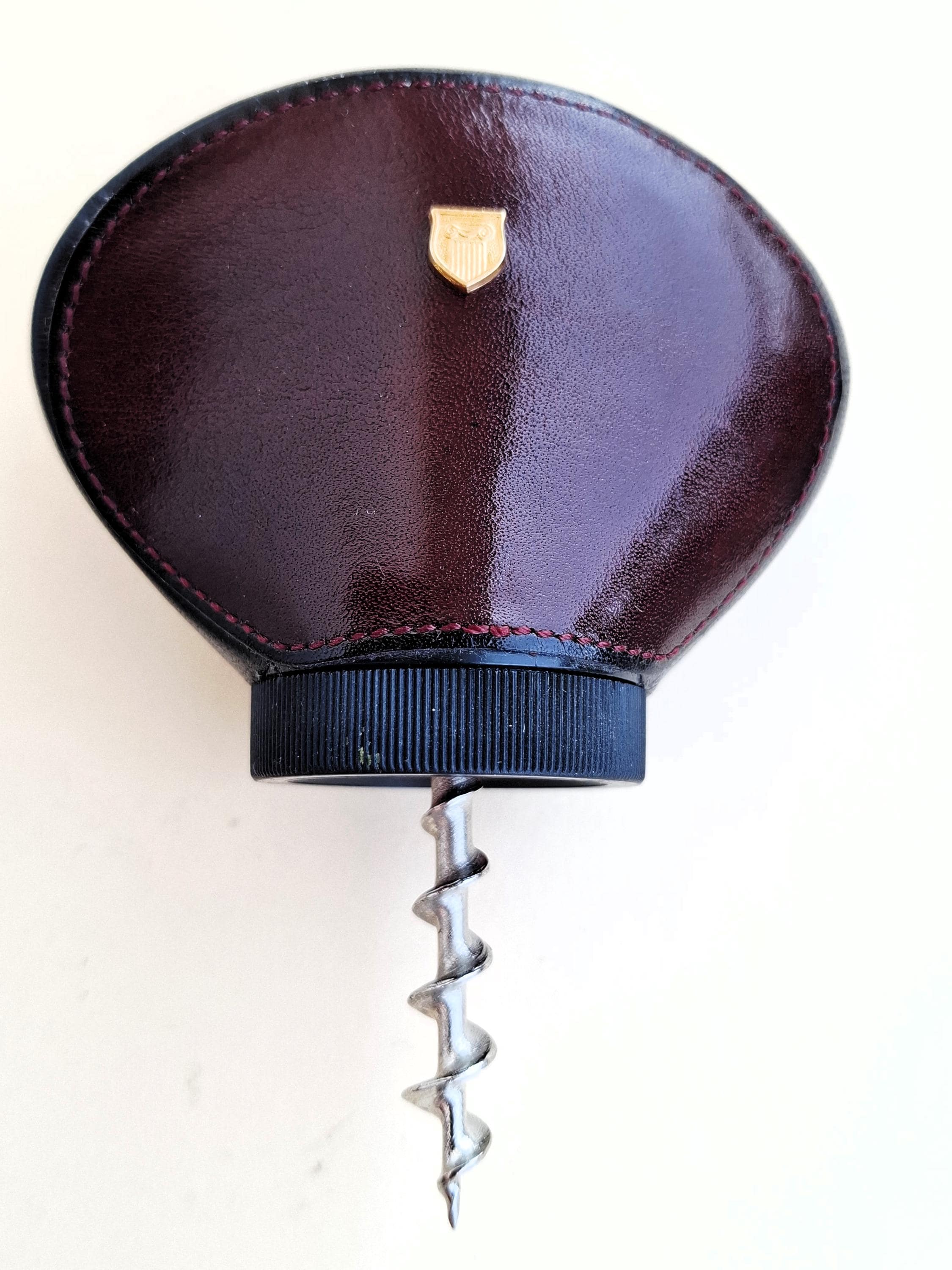 希少なヴィンテージ Sieger 600 レザーコルク抜き 機械式ワインボトル