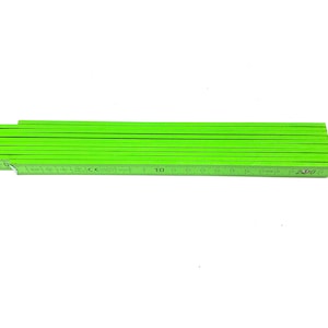 Zollstock personalisiert mit Namen Meterstab Gravur BEIDSEITIG Geschenk bunt grün