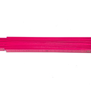 Zollstock personalisiert mit Namen Meterstab Gravur BEIDSEITIG Geschenk bunt pink