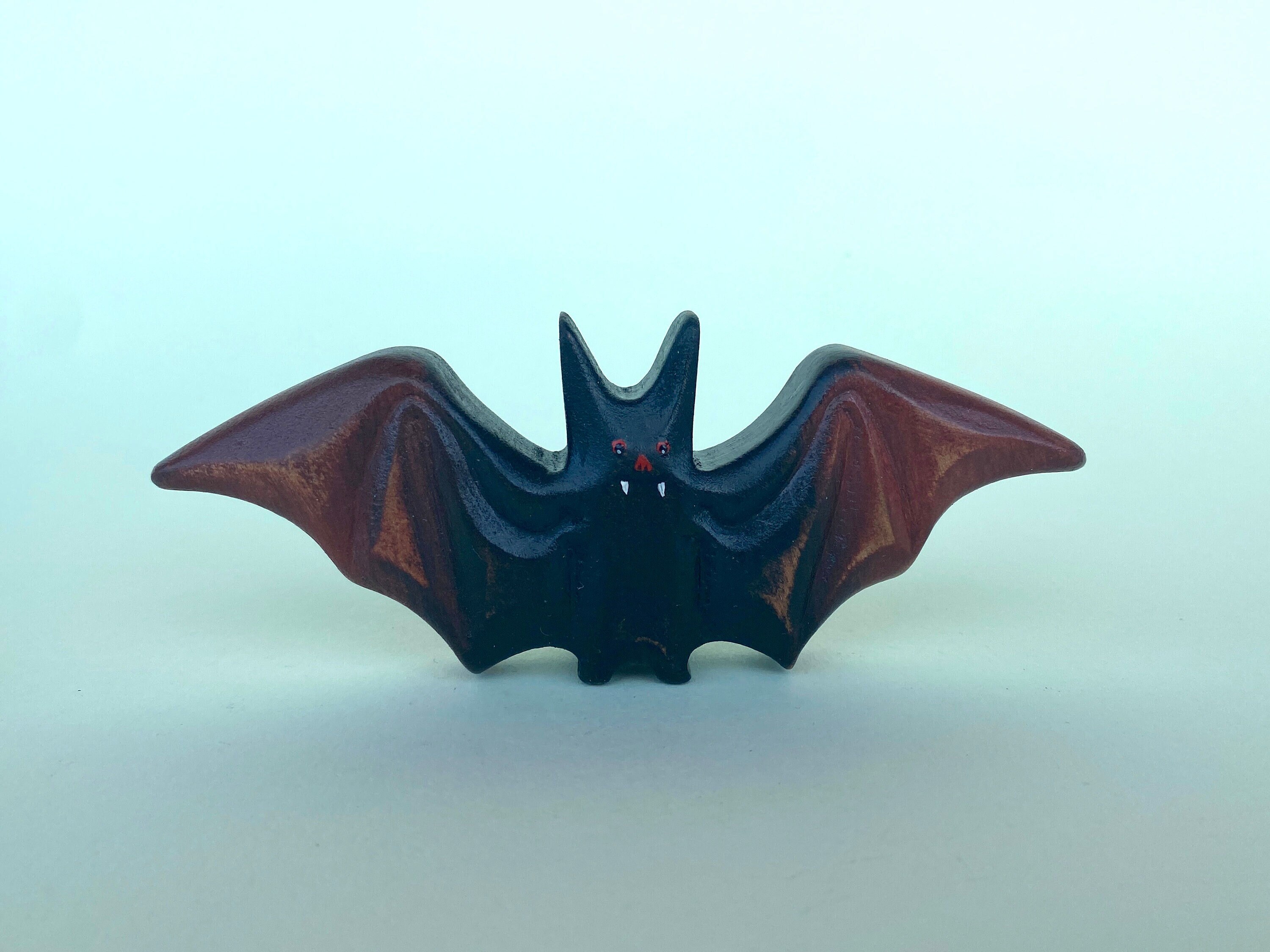 Wooden Bat Toy Waldorf Toy Halloween Bat Toy Handmade Etsy