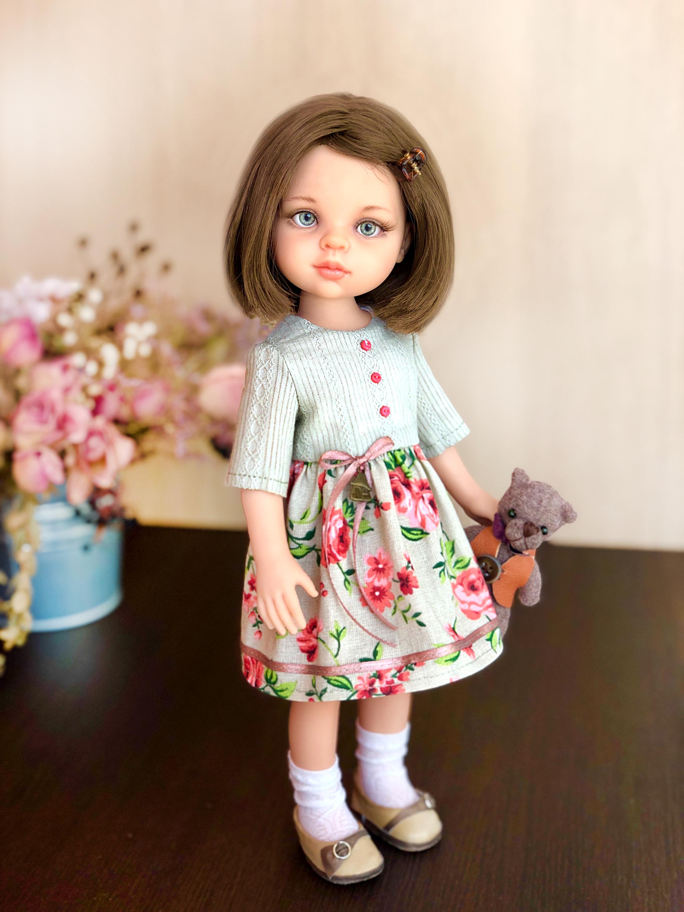 パオラ・レイナ人形用のエレガントなドレスのパターン。 - Etsy 日本