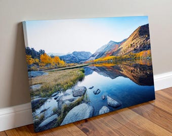 North Lake Fall Foliage Print / Canvas • Eastern Sierra Fall Colors • Nature Landscape Photography Fine Art • Original Art by Nate Dunlap