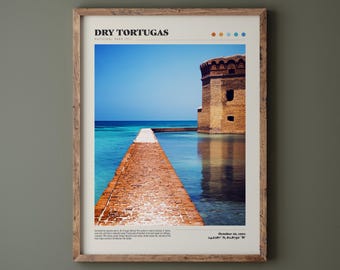 Dry Tortugas National Park Poster • Florida • Premium Quality Fine Art Print • Matte Finish • Modern Home Decor • Nature Photography
