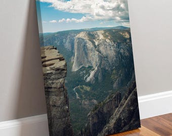 Yosemite Taft Point Print / Canvas • El Capitan • Nature Landscape Photography Fine Art • National Park Original Art by Nate Dunlap