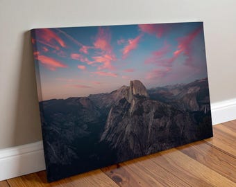 Yosemite Half Dome Sunset Print / Canvas • National Park • Nature Landscape Photography Fine Art • California Original Art by Nate Dunlap