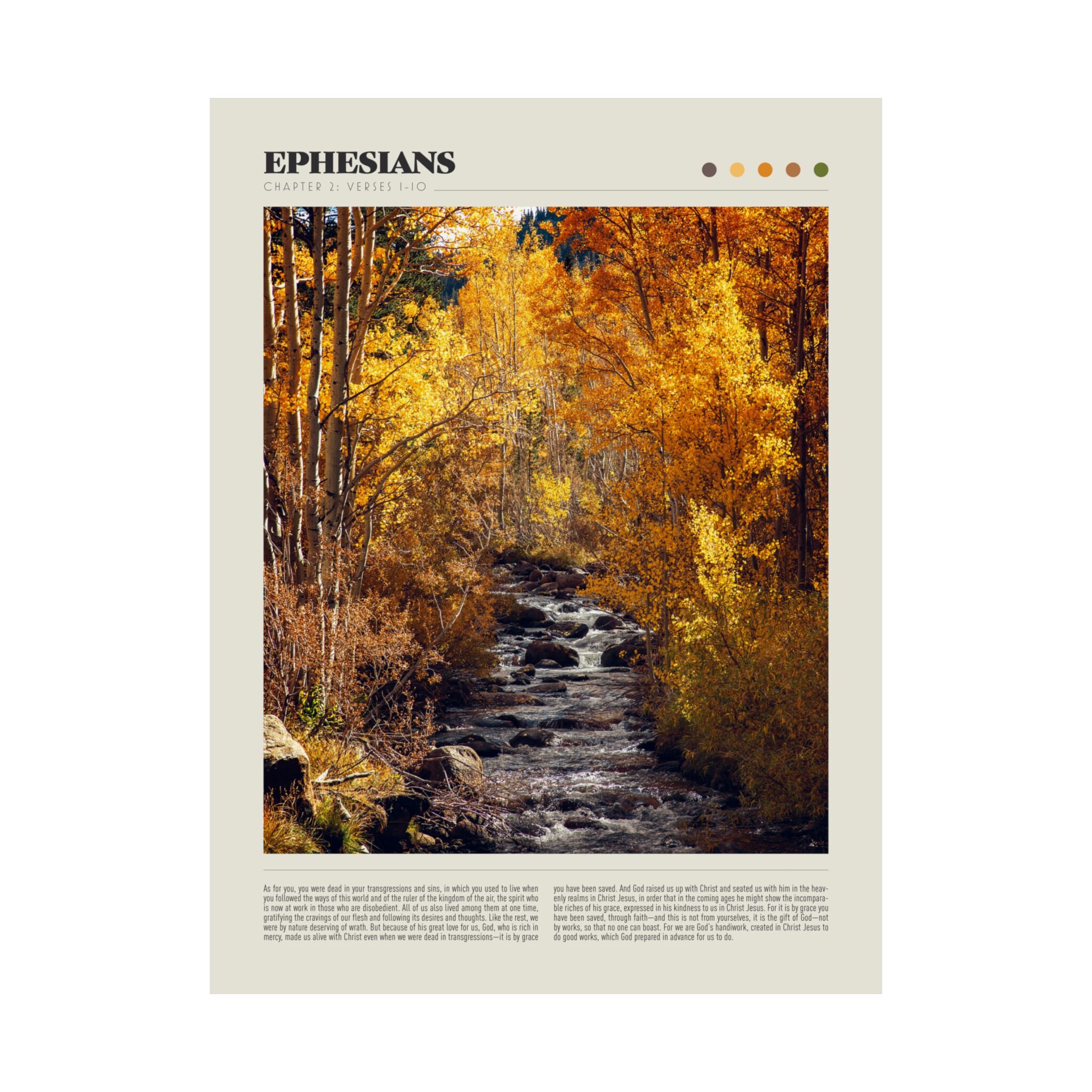 Scripture For Photographers Bible Verse Poster Ephesians Scripture Christian Fine Art Print Matte ...