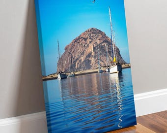 Morro Bay Print / Canvas • Morro Rock • Nature Landscape Photography Fine Art • California Central Coast Original Art by Nate Dunlap