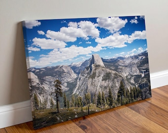 Yosemite Half Dome Print / Canvas • Glacier Point • Nature Landscape Photography Fine Art • National Park Original Art by Nate Dunlap
