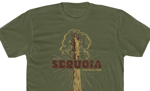 Sequoia National Park Retro Tree T-Shirt Sequoia National Park Retro Tree T-Shirt