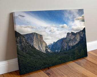 Yosemite Tunnel View Print / Canvas • Yosemite Valley • Nature Landscape Photography Fine Art • National Park Original Art by Nate Dunlap