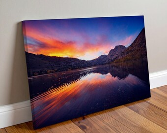 Eastern Sierra Sunrise Print / Canvas • Silver Lake • Nature Landscape Photography Fine Art • California Original Art by Nate Dunlap