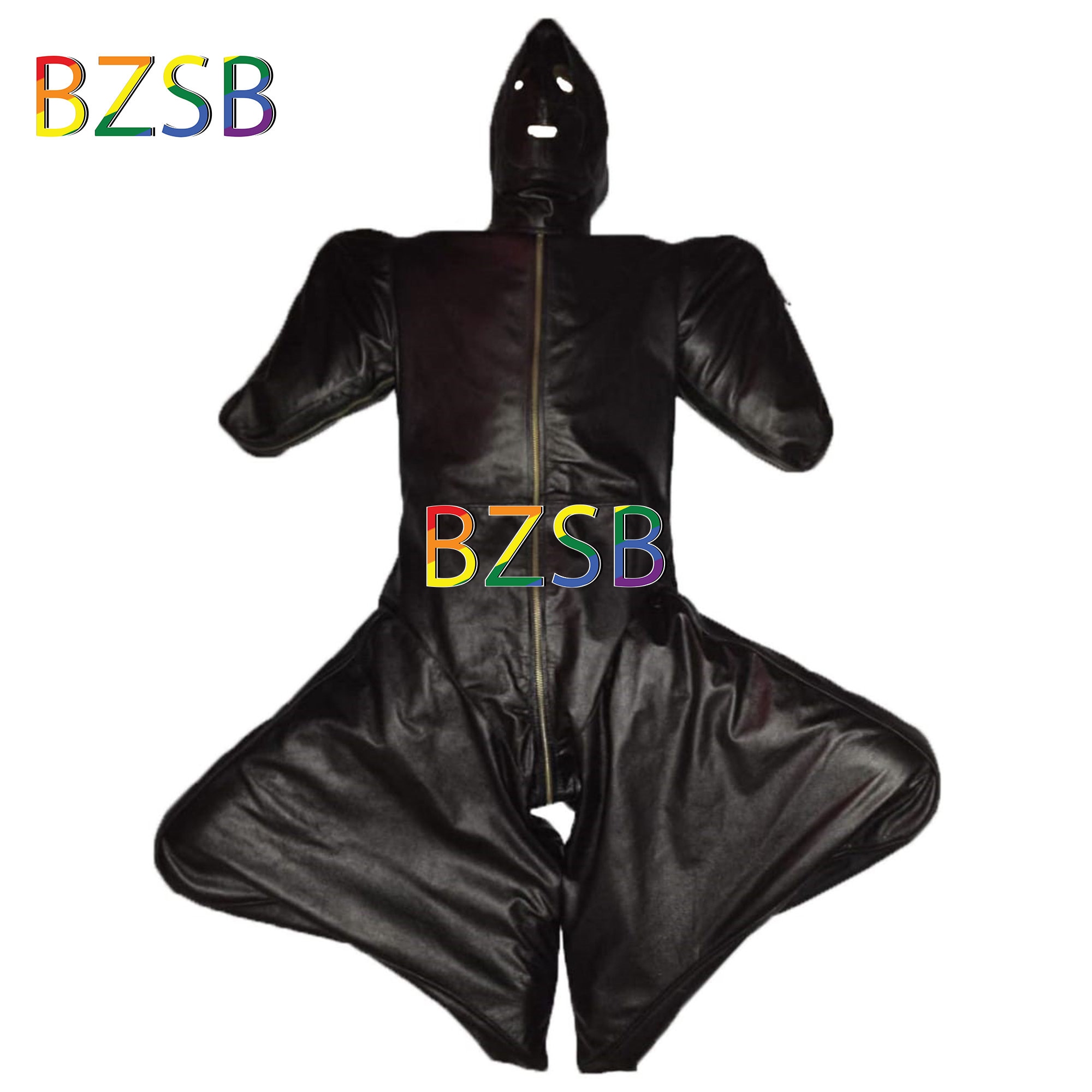 Real Leather Jumpsuit Bodysuit Handmade Black Leather Cat Suit Body