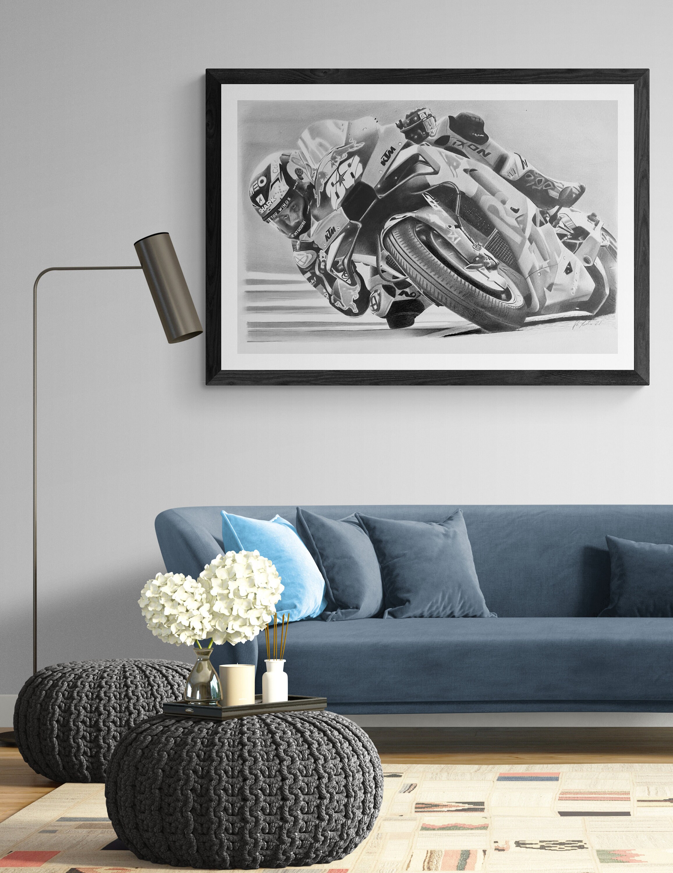 Kit D'autocollants Miguel Oliveira #44 - Format A4 - Décoration MotoGP