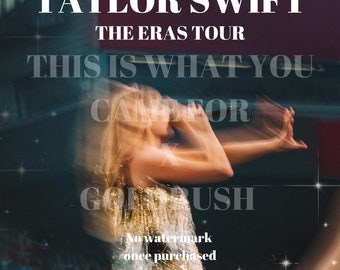 THE ERAS TOUR Print: Customisable Per Show/Lyrics/Album