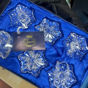 Sorelle Crystal Snowflake Ornaments
