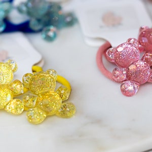Glitter Teddy Bear Bobbles (2 per pack)