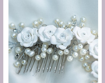 Olive Bridal Hair Comb