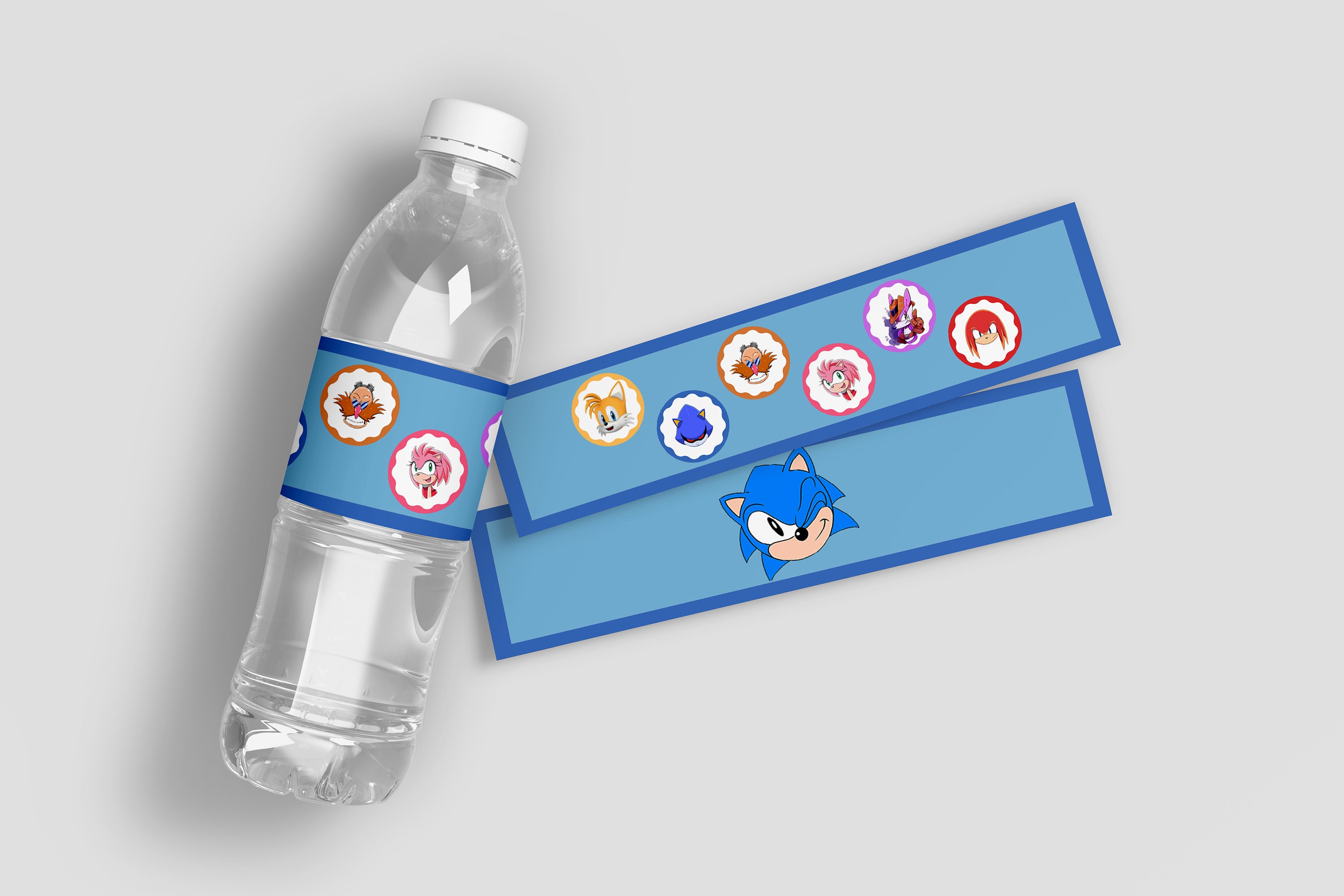 Sonic Water Bottle Labels, Personalized Labels ,Sonic the Movie, Sonic the  Hedgehog Water Bottle Labels, Sonic the Movie Labels – MAD Prints LLC.