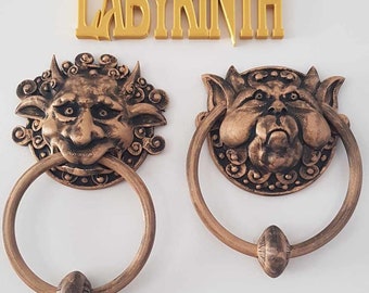 LABYRINTH 2X door knockers DAVID BOWIE 80,s movie film memorabilia 3d printed