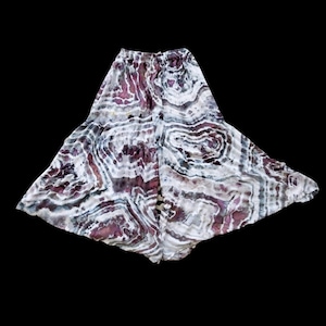 Womens boho tiered tiedye geode pants S-2X