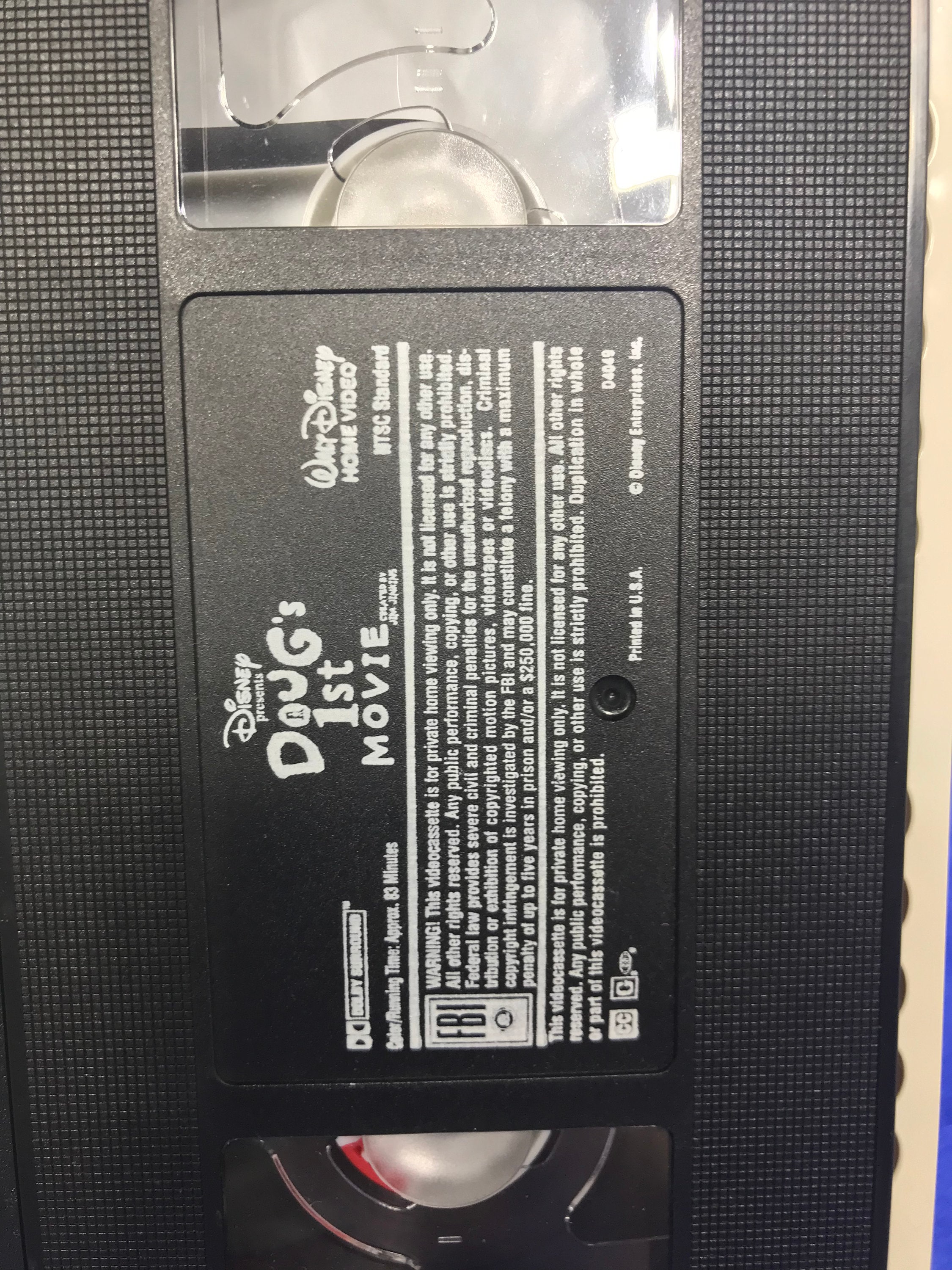 VHS Dougs First Movie Disney Great Condition Vintage Etsy
